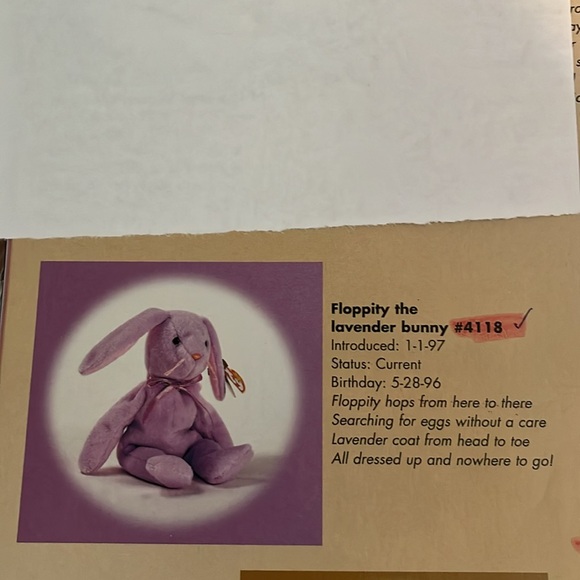 NWT HIPPITY, HOPPITY, FLOPPITY set if 3 bunnies by Ty Beanie Babies 90’s!! - Picture 3 of 14